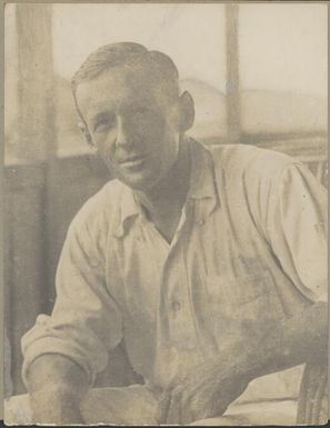 Portrait of the Assistant Government Anthropologist for Papua, F.E. Williams, Bootless Inlet, Papua, ca. 1923 / Sarah Chinnery