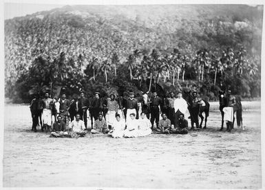 An interval in the polo match