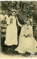 Tahiti. - Jeunes Filles endimanchéees