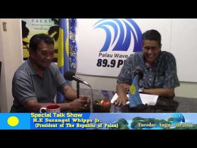 Special talk show with The President August 30 2022