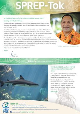 SPREP-Tok : Issue 71. January, 2021.