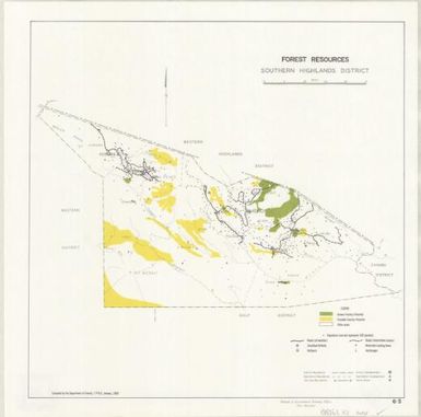 Forest resources: Southern Highlands District (Sheet 6.3)