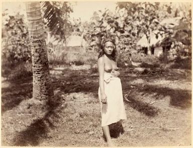 Samoan woman, Apia