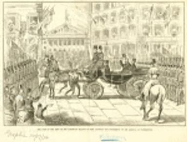 The visit of the King of the Sandwich Islands to this country--the procession on his arrival in Washington