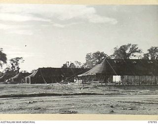BOUGAINVILLE ISLAND. 1945-01-29. SOME OF THE TENT WARDS OF THE 21ST AUSTRALIAN GENERAL HOSPITAL