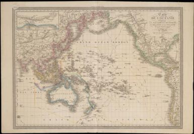 Carte de l'Oceanie comprenam la Malaisie, la Micronesie, la Melanesie et la Polynesie / dressee par Herisson, Geographe ; revue et corrigee par Fremin