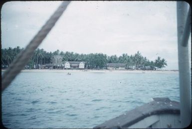 Methodist Mission viewed from the ship (1) : East Cape, D'Entrecasteaux Islands, Papua New Guinea, 1956-1959 / Terence and Margaret Spencer
