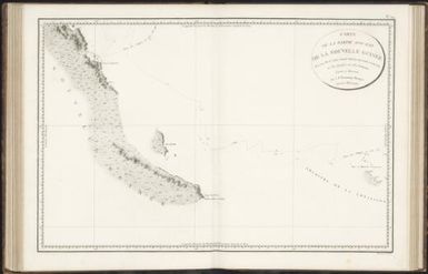 Carte de la partie sud-est de la Nouvelle Guinee, reconnue par le contre-amiral Bruny-Dentrecastuaux, en juin 1793 (an 1er de l'ere Francaise) levee et dressee par C.F. Beautemps-Beaupre, ingenieur-hydrographe