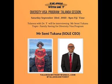 DR T, SOLE FINTECH CEO SEMI TUKANA & MASTER KALI VUNIDILO - SAVING YOUR MONEY FOR AMERICA