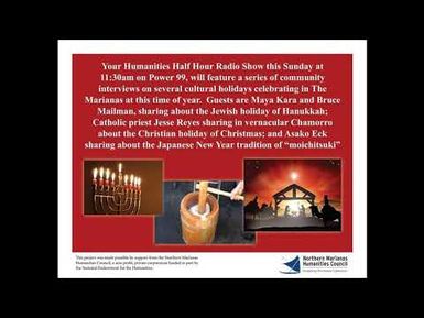 Holiday Traditions - Maya Kara, Bruce Mailman, Fr. Jesse Reyes Asako Eck