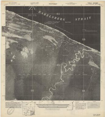 Special map, northeast New Guinea (Tadji Drome , back)