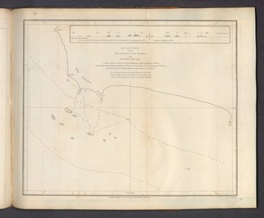 Chart of the Strait between Point Romania and the Islands by Capt Walter Alves, 1763