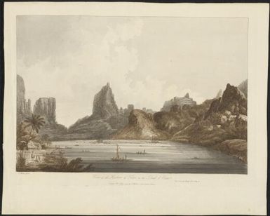A view of the harbour of Taloo in the island of Eimeo / J. Webber fecit
