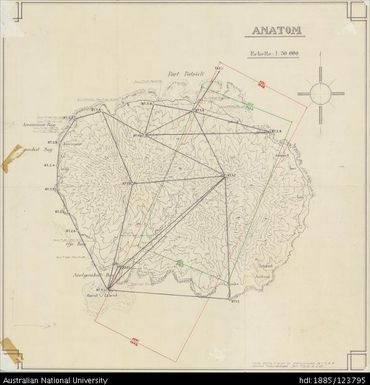 Vanuatu, Anatom (Aneityum), 1965, 1:50 000