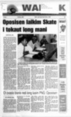 Wantok Niuspepa--Issue No. 1288 (March 04, 1999)