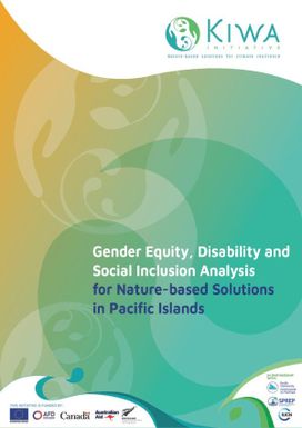 Gender Equity, Disability and Social Inclusion Analysis for Nature-based Solutions in Pacific Islands