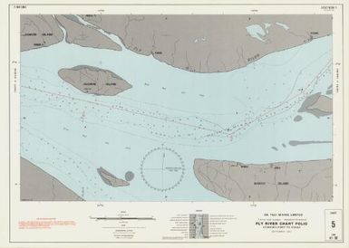 Fly River chart folio Korimoro Point to Kiunga navigation charts : hydrographic survey of the Fly River, Papua New Guinea - Western Province (5)