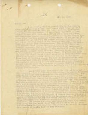 Letter from Sidney Jennings Legendre, May 15, 1945