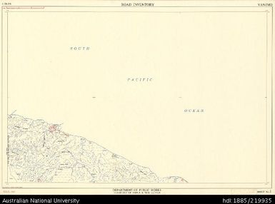 Papua New Guinea, Vanimo, Road Inventory Series, Sheet 1, 1:250 000, 1967