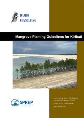 Mangroves planting guidelines for Kiribati