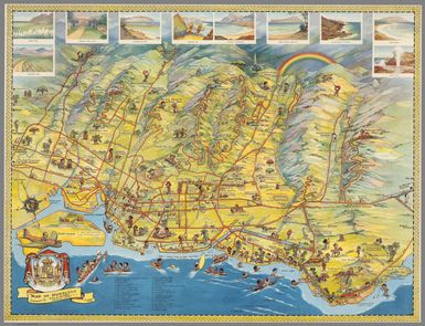 Map of Honolulu. Cartograph By Henry B. Christian. Honolulu - Hawaii. copyright 1948.