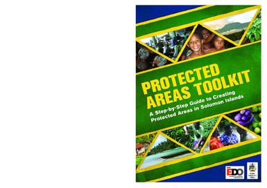 Protected areas toolkit : a step-by-step guide to creating protected areas in Solomon Islands