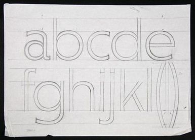 Churchward Type Style Light Sketch