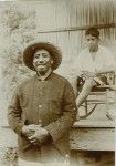 An inhabitant of Moorea and his grandson