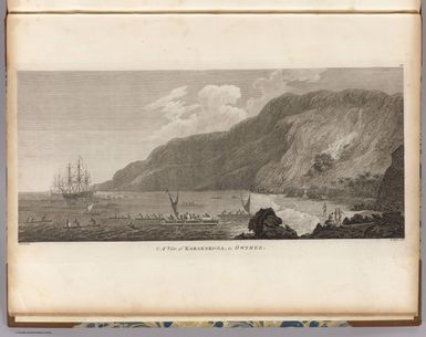 A view of Karakokooa, in Owyhee. J. Webber del. W. Byrne sculp. (London, G. Nicol and T. Cadell, 1785)
