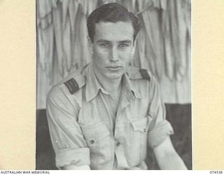 PORT MORESBY, PAPUA. 1944-07-14. B2/429 MR. R.K. PITTENDRIGH, ACCREDITED WAR CORRESPONDENT