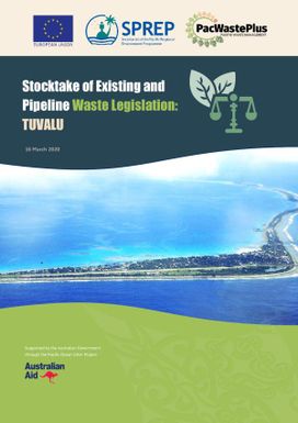 Stoctake of existing and pipeline waste and legislation - Tuvalu