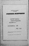 Patrol Reports. Northern District, Popondetta, 1958 - 1959