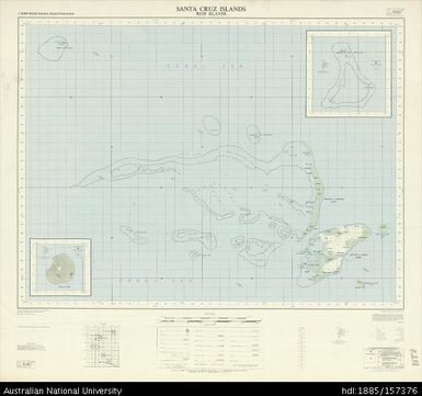 Solomon Islands, British Solomon Islands Protectorate, Santa Cruz Islands, Series: X711, Sheet 10-166-1, 1973, 1:50 000