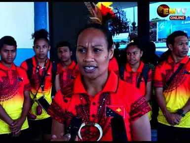WEIGHTLIFTING TEAM DEPARTS