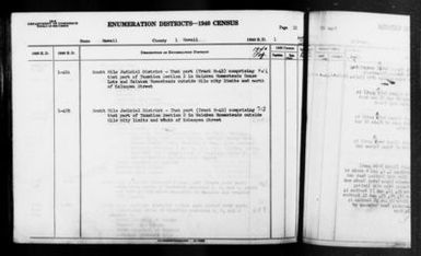 1940 Census Enumeration District Descriptions - Hawaii - Hawaii County - ED 1-40