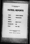 Patrol Reports. Western Highlands District, Wapenamanda, 1951 - 1953