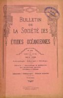 Bulletin de la Société des Études Océaniennes numéro 32