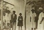 Leper-house of Cila, Lifou island : entrance of the health center