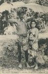 A Tahitian man with his young sister