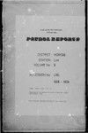 Patrol Reports. Morobe District, Lae, 1958 - 1959