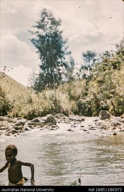 Mendi boys swimming