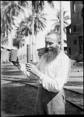 Brother Antoine from the Catholic Mission of the Holy Ghost, Bismarck Islands, photographed at Sek, New Guinea, 1935, 2 / Sarah Chinnery