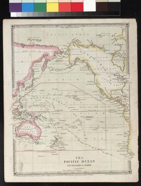 The Pacific Ocean its islands & coasts / drawn & engraved by W. Gardner Evans, New York