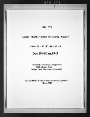 Overlay indexes for degree square 04N168E