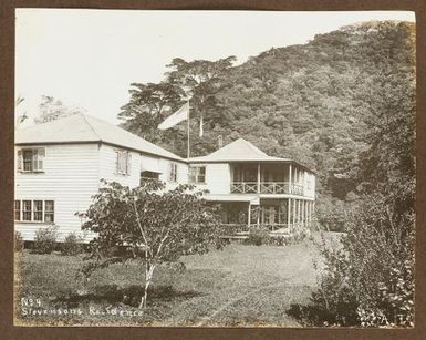 Stevenson's residence. From the album: Samoa