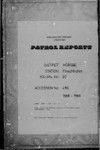 Patrol Reports. Morobe District, Finschhafen, 1968 - 1969