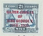 Stamp: Niue and Cook Islands Two and a Half Pence