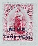 Stamp: New Zealand - Niue One Penny