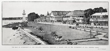 The Seat of Government In New Zealand's Mandated Territory: A Recent View of the Waterfront At Apia, Western Samoa