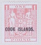 Stamp: New Zealand - Cook Islands One Pound